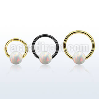 bcrt18o6 aro bola presion acero 316l pvd 1mm bola cierre 6mm opalo sintetico mayorista