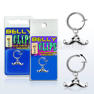 blcp517 piercing falso clip colgante bigote feliz 1 pieza venta