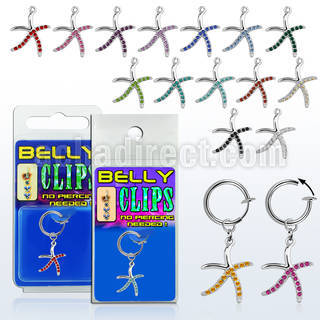 blcp643 clip ombligo falso estrella mar 1 pieza distribuidor mayorista