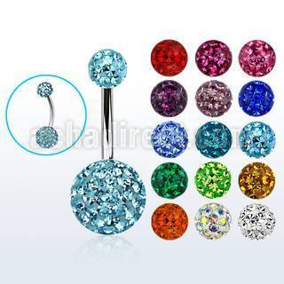 bn2f105 316l steel belly banana w 5mm 10mm ferido ball