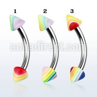 bnebdn banana ceja acero quirurgico conos cuentas acrilicos 3mm 8mm distribuidor