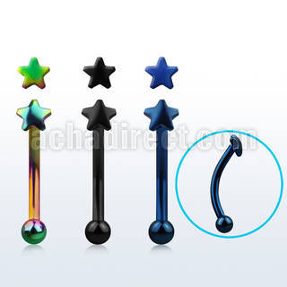 bnetsr banana ceja acero 316l anodizado estrella cristal lado bola 3mm 8mm distribuidor mayorista