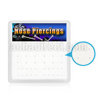 br13c caja espuma 52 agujeros piercing nariz incluyendo adhesivo distribuidor