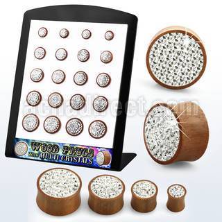 brpg173 distribuidor mayorista display 20 dilatadores plug acrIlico negro rosca calavera sugar fondo negro 2g 916 6mm 14mm venta por mayor