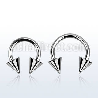 cbecn5 barbell circular acero quirurgico conos 5mm al por mayor