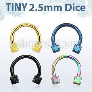 cbetdi25 barbell circular acero quirurgico anodizado dados 2 5mm al por mayor