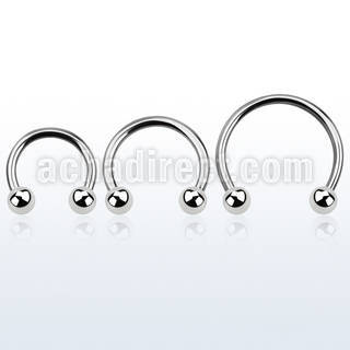 cbmb5l barbell circular diametro acero 316l bolas 5mm usar como arete mayorista