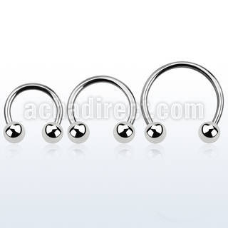 cbmb6l xxl steel circular barbell, 14g w 6mm balls