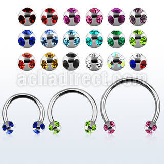 cbmmj5l barbell circular diametro acero 316l bolas 5mm multi joya acero 316l usar como arete venta