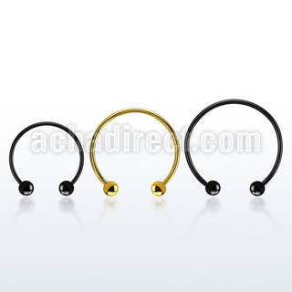 cbmtb5l barbell circular diametro acero 316l anodizado bolas 5mm usar como arete distribuidor mayorista
