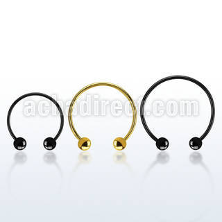 cbmtb6l barbell circular diametro acero 316l anodizado bolas 6mm usar como arete distribuidor