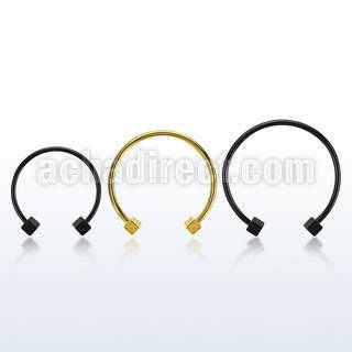 cbmtdi4l barbell circular diametro acero 316l anodizado 2 dados 4mm usar como arete al por mayor