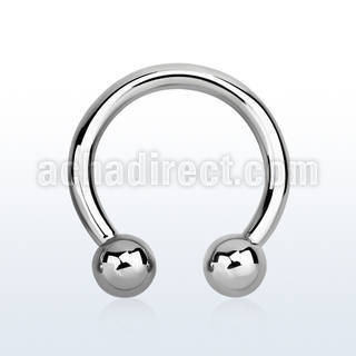 cbr10 barbell circular acero quirurgico 2 5mm bolas 6mm rosca interna mayorista