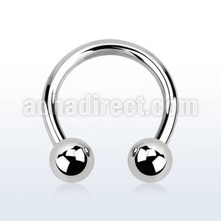 cbr12s barbell circular acero quirurgico 2mm bolas 5mm rosca externa al por mayor
