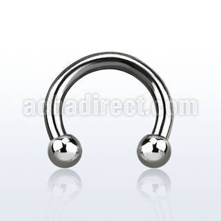 cbs barbell circular acero quirurgico bolas 3mm al por mayor