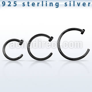cpcln20 clip nariz falso plata esterlina negro distribuidor