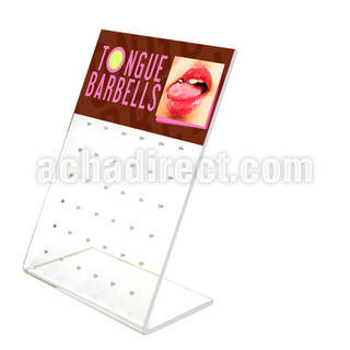 dac36 display acrilico piercings display vacio 36 agujeros piercing lengua distribuidor mayorista