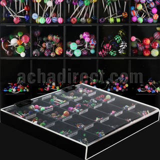 dmbj22 various 316l banana barbell labret with ball cone