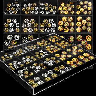 dmbj35 display 138 dilatacones plug acrilicas tornillo dilataciones plugs logos disenos piel animales 6mm 14mm venta