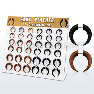 dmxp19 display w sawo areng wood fake pincher