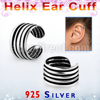 ehvcf6 piercing helix tipo ear cuff plata esterlina multi anillo venta
