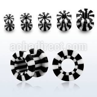 fap dilatacion tunel tornillo acrilico rayado negro blanco mayorista
