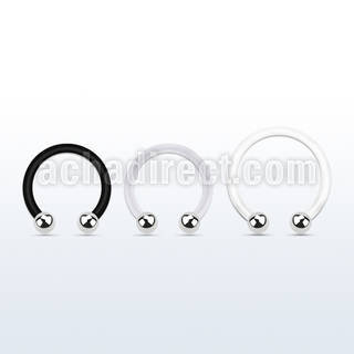 fcbeb25 bioflex circular barbell w 2.5mm steel balls