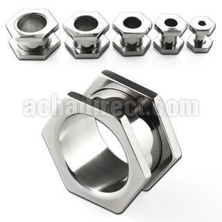 fqpg polished hexagon screw nut 316l steel screw fit tunnel