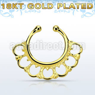 gpsepd8 falso septum plata 925 oro 18 kts 1mm amplio indio 12mm distribuidor