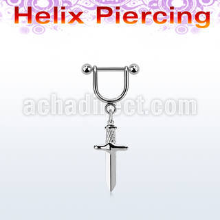heud11 piercing helix estribo acero quirurgico al por mayor