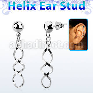 hexvd31 piercing helix plata esterlina 925 lisa muelle colgado eja distribuidor mayorista