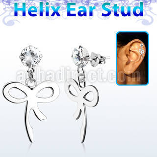 hexzd27 piercing helix plata esterlina 925 zirconia 6mm lazo colgado eja venta