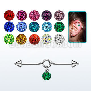 incnd6 steel industrial loop barbell w cones ferido balls