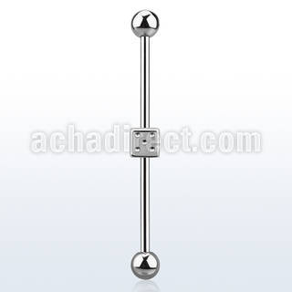 indsh1 barbell industrial acero 316l bolas e 5mm dado acero 316l centro barra 38mm distribuidor