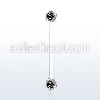 indsh29 barbell industrial acero quirurgico rosas distribuidor
