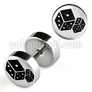 ip14 plug falso brillo espejo logo dado rayado laser lado 8mm distribuidor