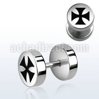 ip9 plug falso brillo espejo logo cruz rayada laser lado 8mm venta
