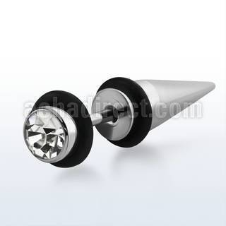 ipcn1c 316l steel fake taper with crystal top with o rings