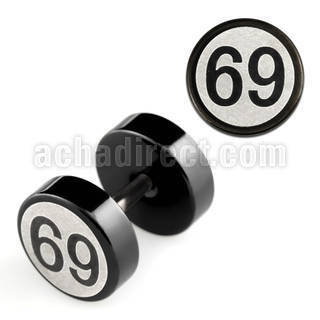 ipls10 plug falso anodizado negro logo 69 rayado laser lado 8mm distribuidor mayorista