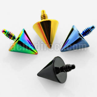 itcn4 microdermal acero 316l anodizado cono 4mm rosca interna base microdermal 2mm 2 5mm al por mayor