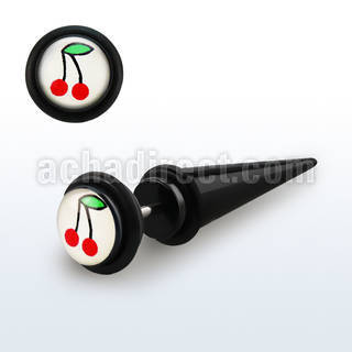 ivtpl4 black acrylic fake taper with cherry logo o rings