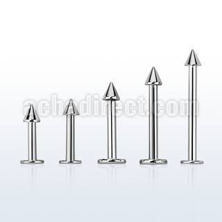 lbcn3g labret acero quirurgico cono 3mm distribuidor mayorista