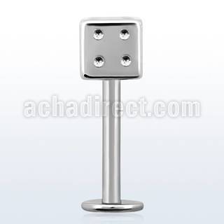 lbsdi4s labret acero quirurgico dado 4mm distribuidor