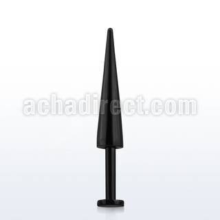 lbtc17 anodized surgical steel labret with a 17mm cone