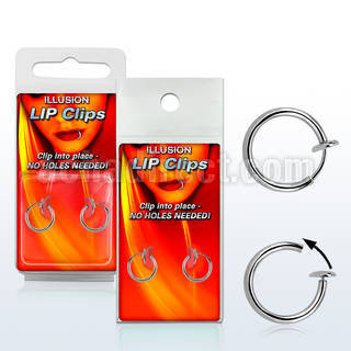 lpcirx piercing labio clip falso 1 pieza al por mayor