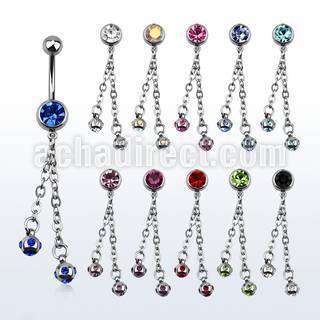 mcd630 piercing ombligo acero quirurgico bola joya bisel 8mm bolas multi joya 5mm s 10mm al por mayor