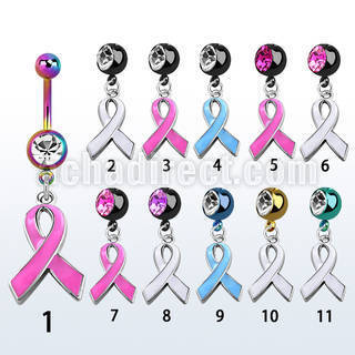 mdk501 piercing ombligo acero quirurgico pvd bola lisa 5mm bola 8mm joya lazo rosa colgado 10mm al por mayor