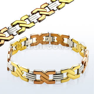 mgcob2 brazalete acero inoxidable uniones color x brillo espejo alternativas distribuidor mayorista