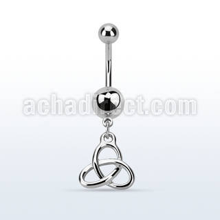 msd736 piercing ombligo acero quirurgico bolas acero liso 5 8mm triquetra lisa al por mayor