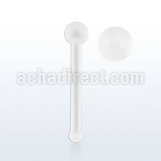 nbrt20 retainer piercing nariz hueso acrilico flexible transparente distribuidor mayorista